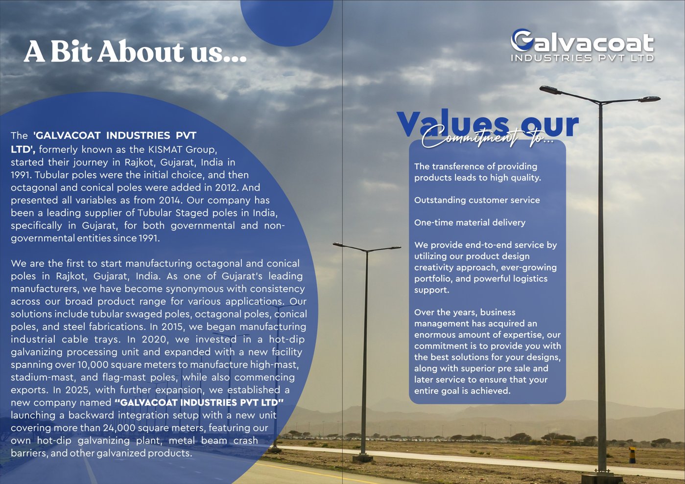 Galvacoat plant and yard
